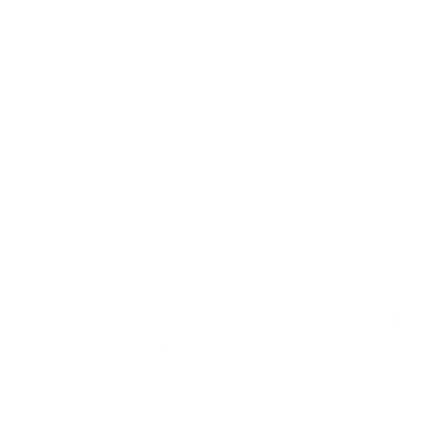 Tape Measure Tool Logo #ffffff