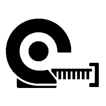 Measuring Tape Roll Logo