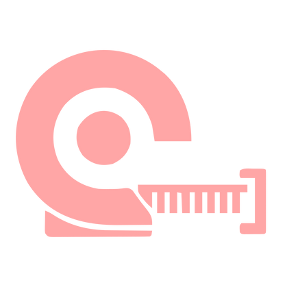 Measuring Tape Roll Logo #ffa6a6