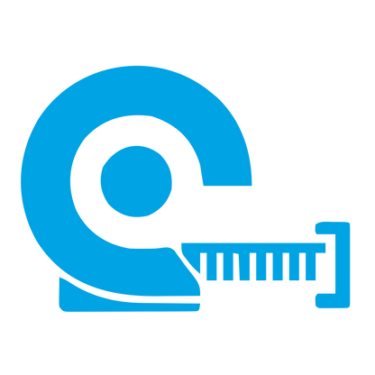 Measuring Tape Roll Logo #00a3e4