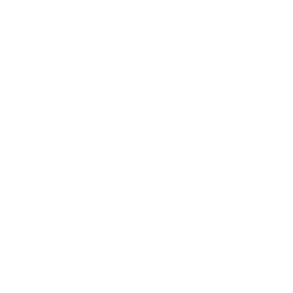 Measuring Tape Roll Logo #ffffff
