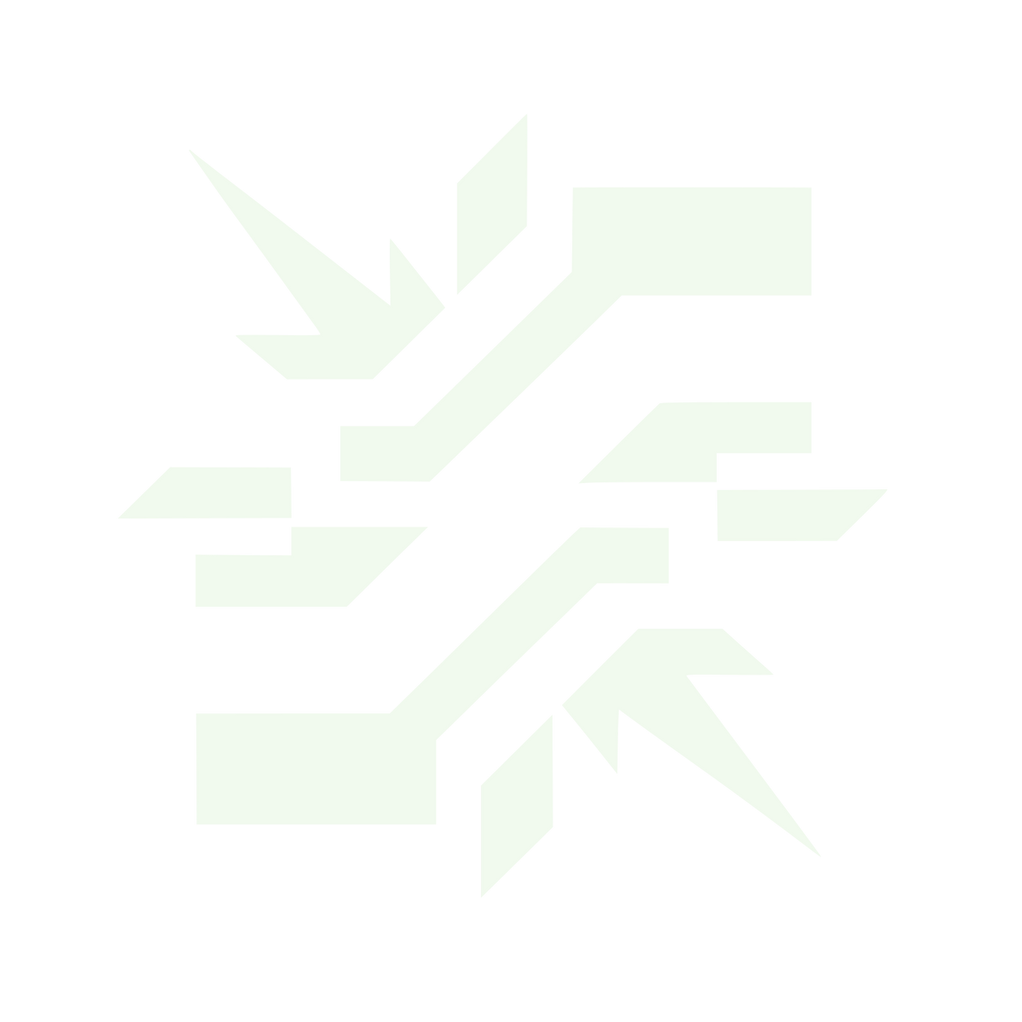 Arrow Lightning Bolt Logo #F1FAEE