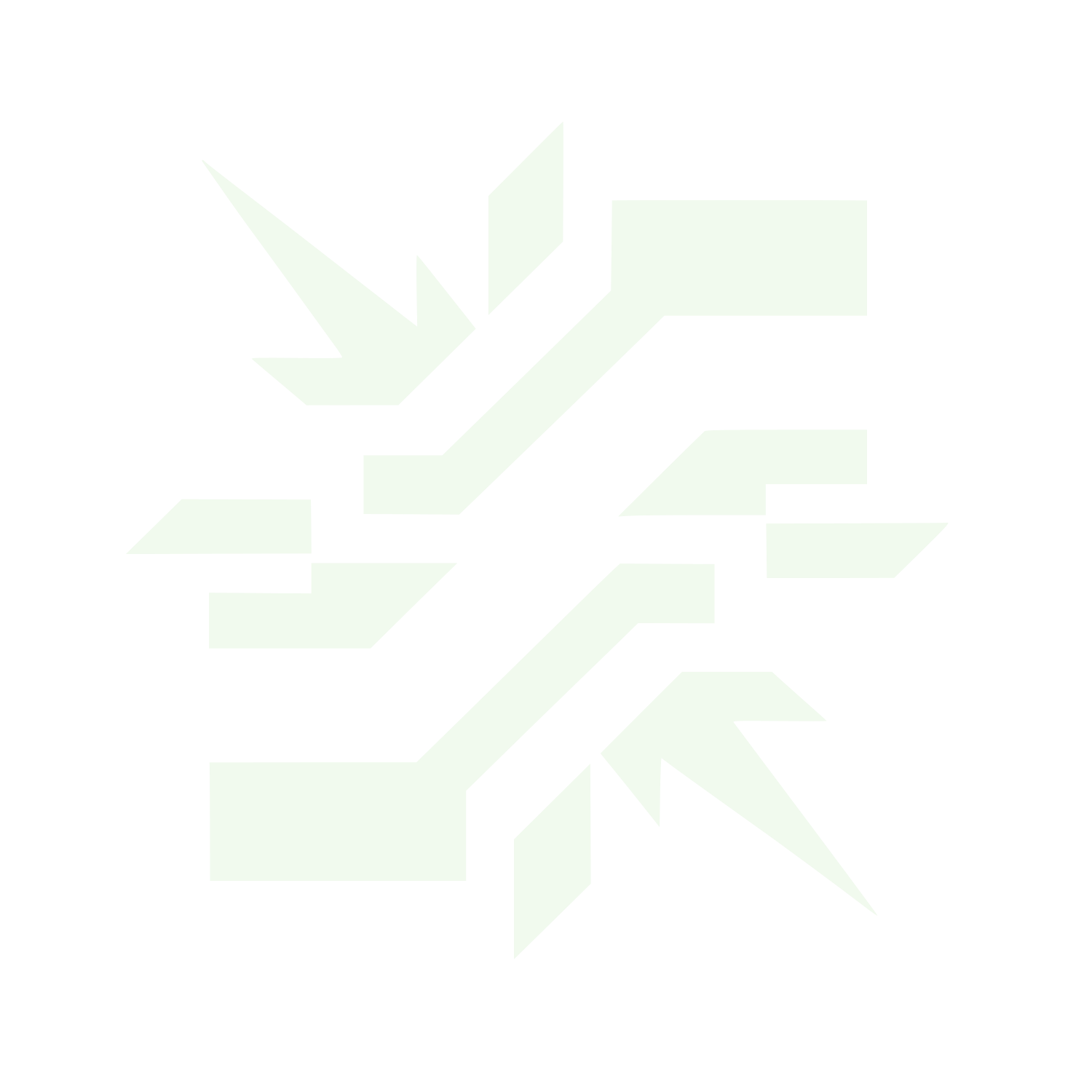 Arrow Lightning Bolt Logo #F1FAEE