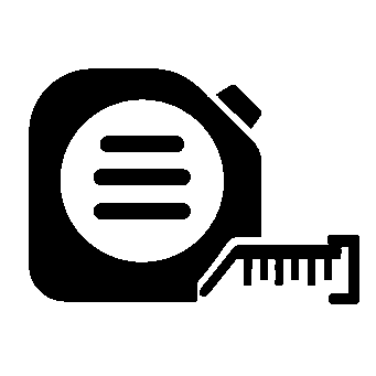 Measuring Tape Tool Logo