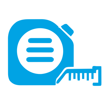 Measuring Tape Tool Logo #00a3e4