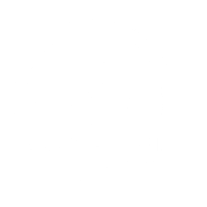 Measuring Tape Circle Logo #ffffff