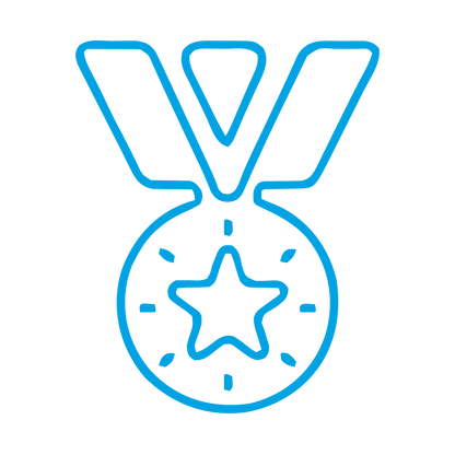 Monoline Medal Star Logo #00a3e4