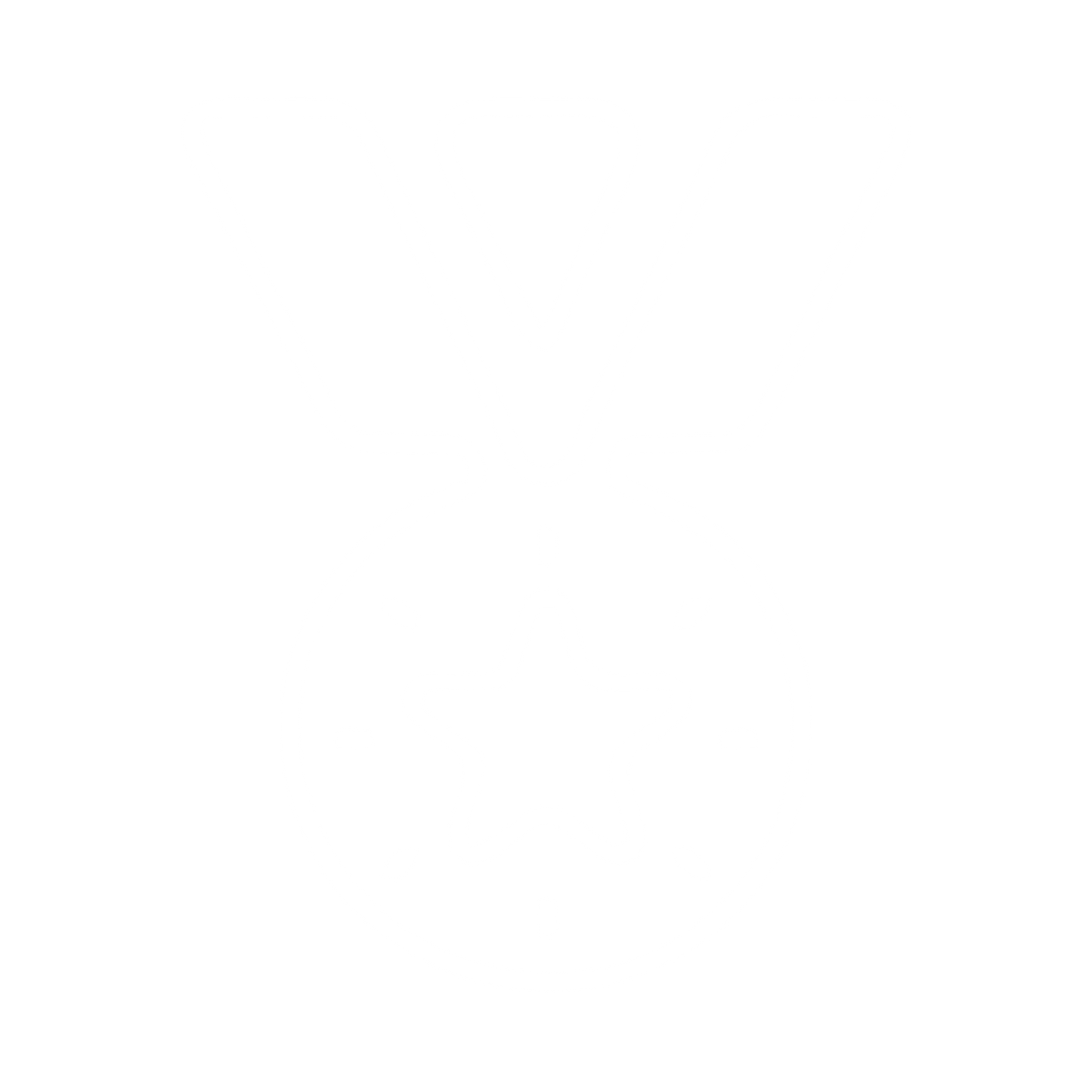 Monoline Medal Star Logo #ffffff