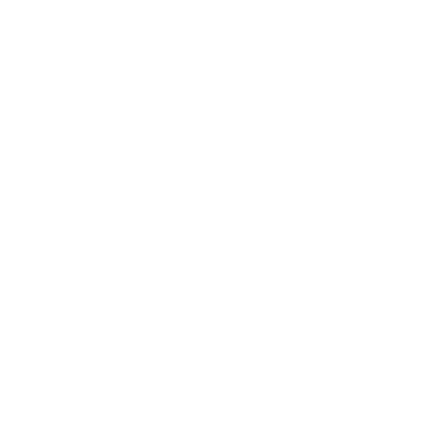 Monoline Heart Medal Logo #ffffff