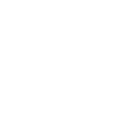 Monoline Heart Medal Logo #ffffff