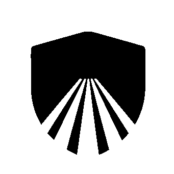 Shield Rays Track Logo