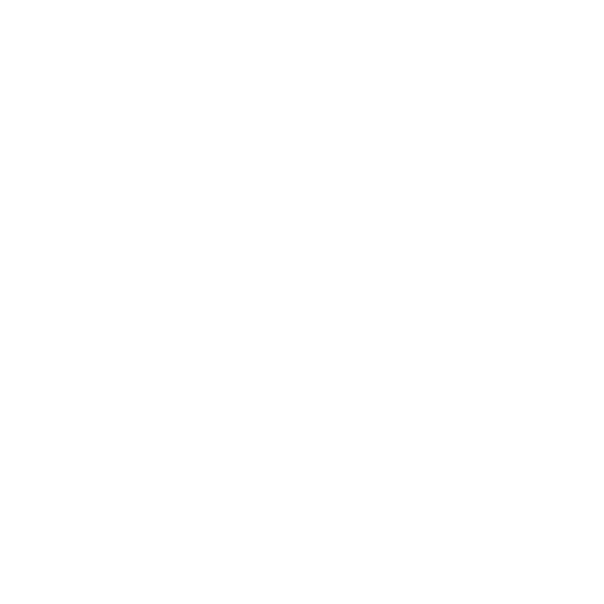 Shield Rays Track Logo #ffffff