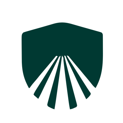 Shield Rays Track Logo #003932