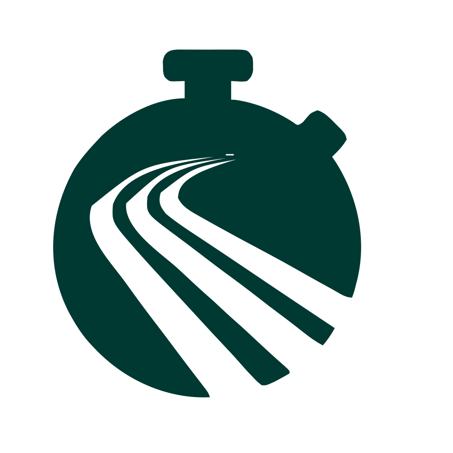 Stopwatch Road Track Logo #003932