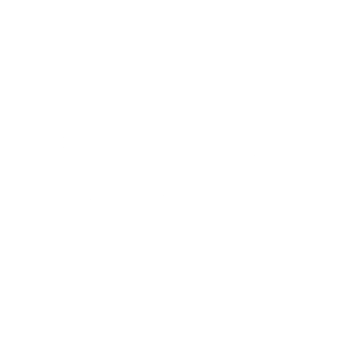 Road Tracks Hexagon Logo #ffffff