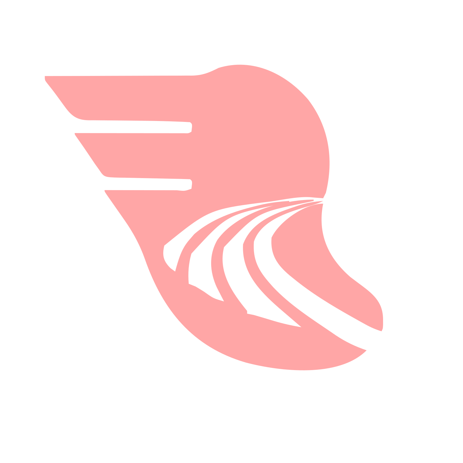 Winged Track Road Logo #ffa6a6