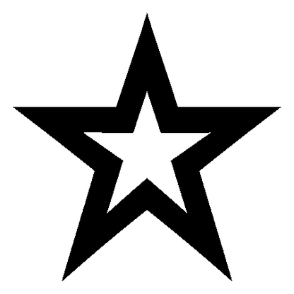 Bold Outline Star Logo