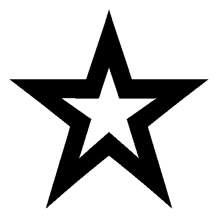 Bold Outline Star Logo