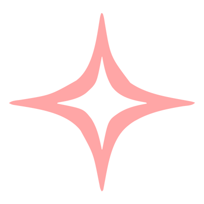 Four Point Star Logo #ffa6a6