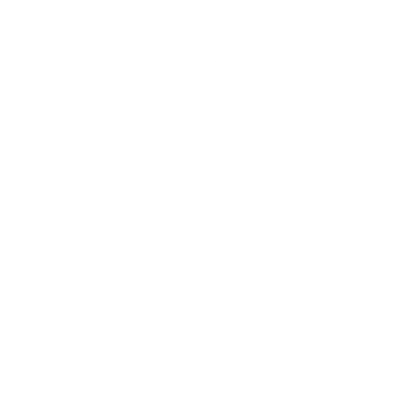Four Point Star Logo #ffffff
