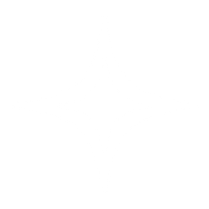 Four Point Star Logo #ffffff