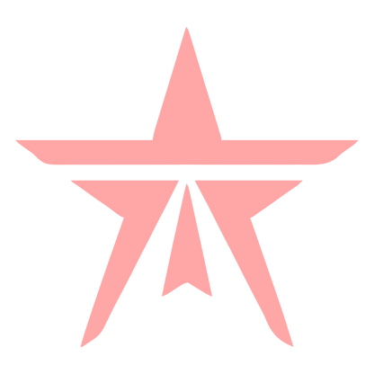 Bold Geometric Star Logo #ffa6a6