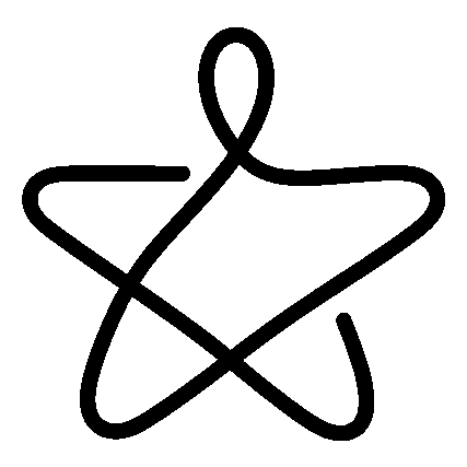 Monoline Star Loop Logo