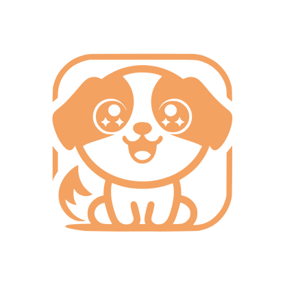 Cartoon Dog Logo #F4A261