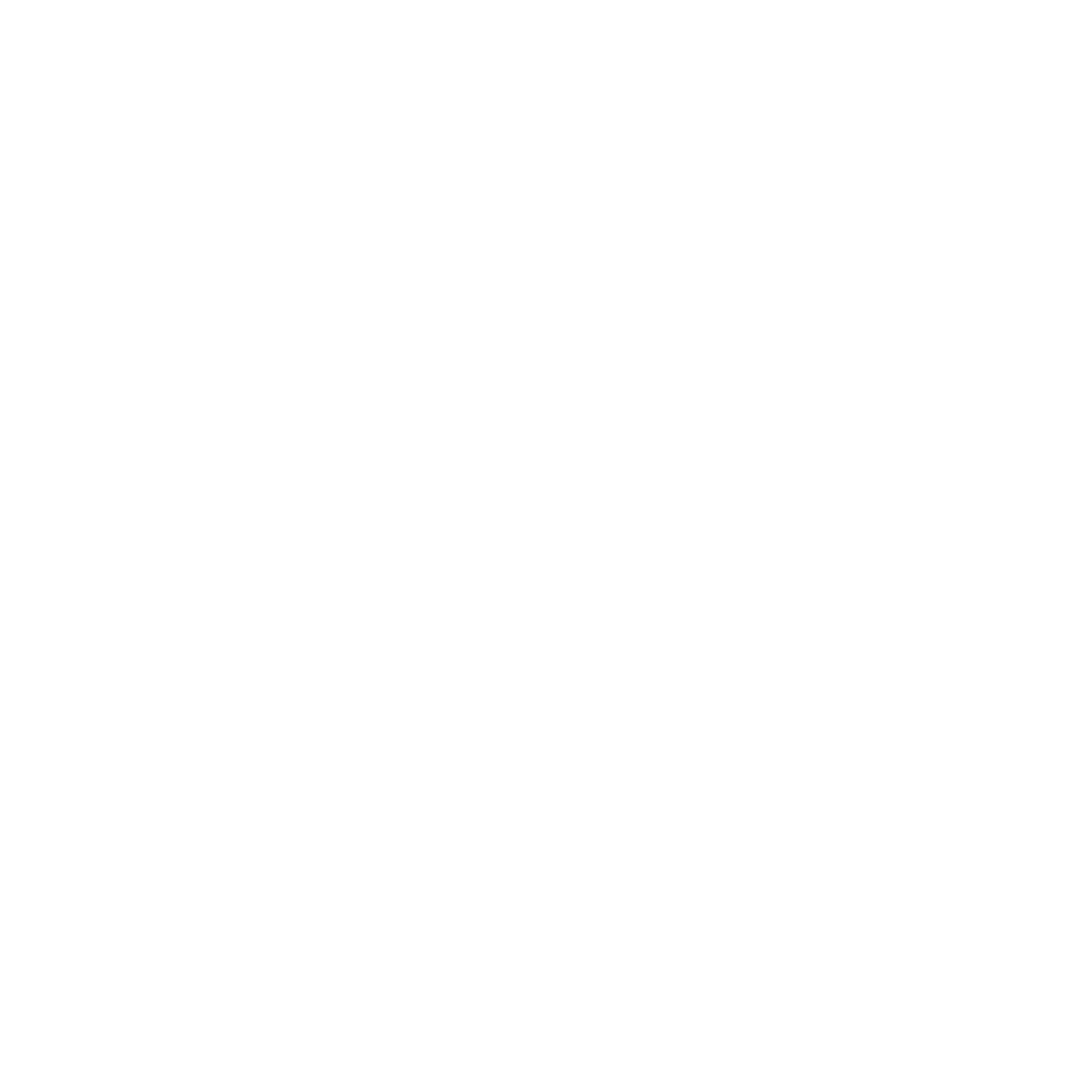 Star Circle Negative Space Logo #ffffff