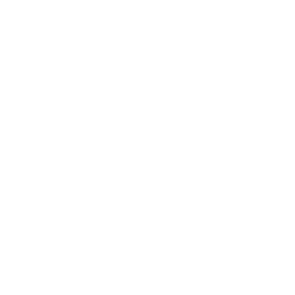 Star Circle Negative Space Logo #ffffff