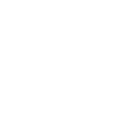 Spinning Star Swirl Logo #ffffff