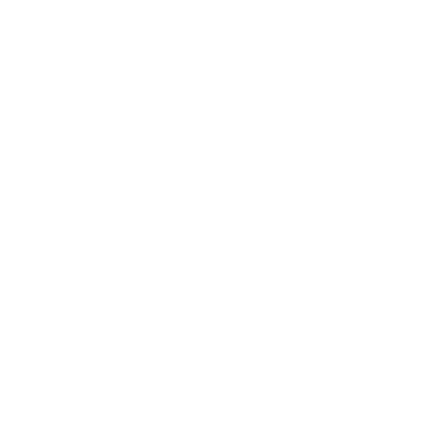 Star Circle Badge Logo #ffffff