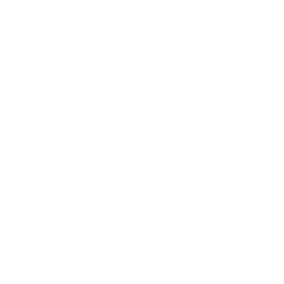 Four Point Star Circle Logo #ffffff