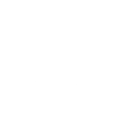 Nautical Star Circle Badge Logo #ffffff