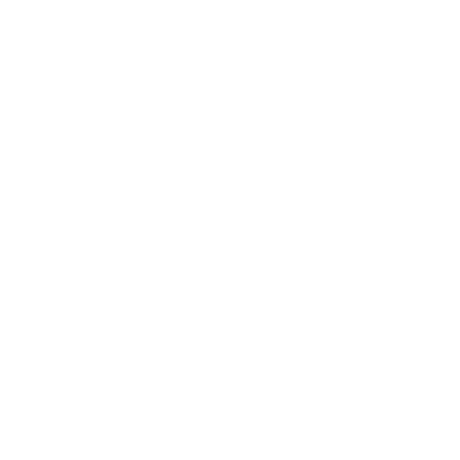 Star Circle Badge Logo #ffffff