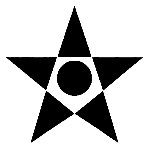 Bauhaus Star Circle Logo