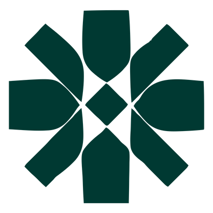Bauhaus Asterisk Star Logo #003932