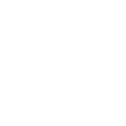 Brutalist Asterisk Star Logo #ffffff