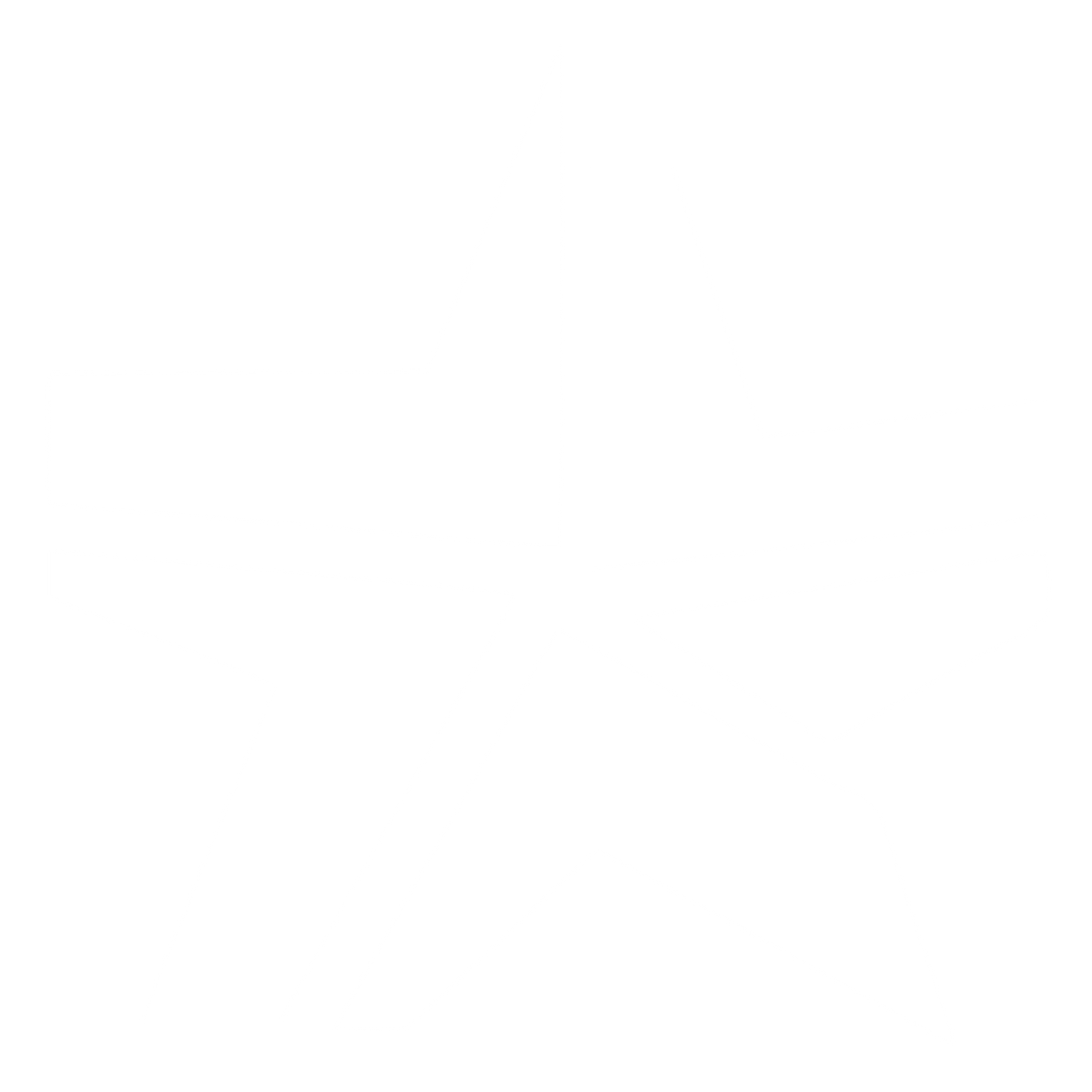 Brutalist Star Logo #ffffff