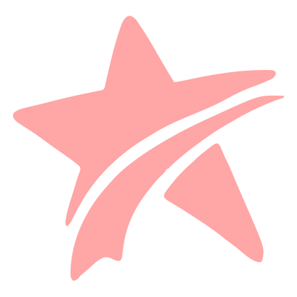Swoosh Star Logo #ffa6a6