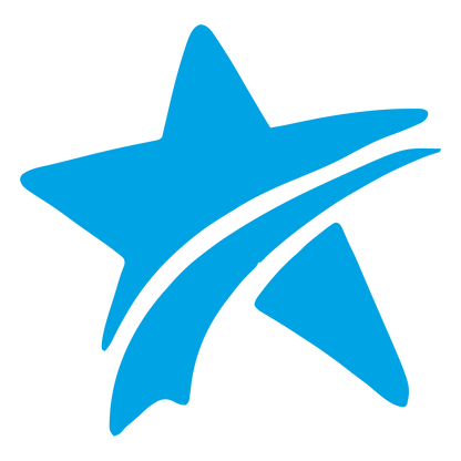 Swoosh Star Logo #00a3e4