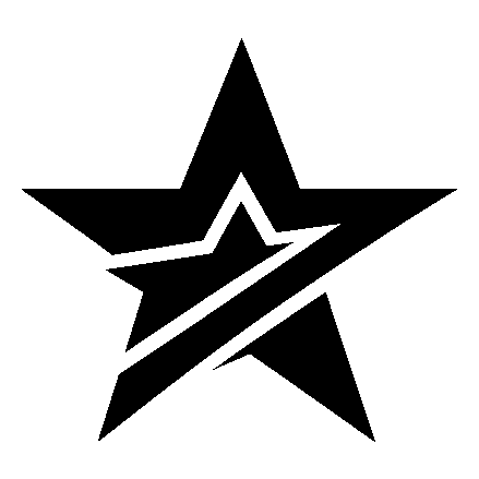 Slash Star Layered Logo
