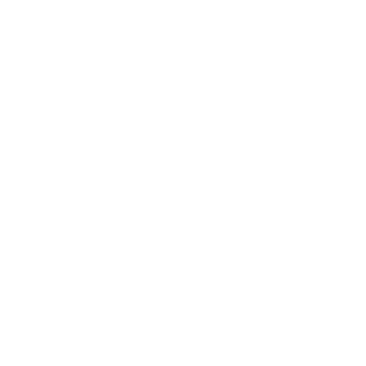 Sliced Star Logo #ffffff