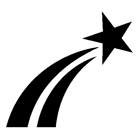 Shooting Star Trail Logo