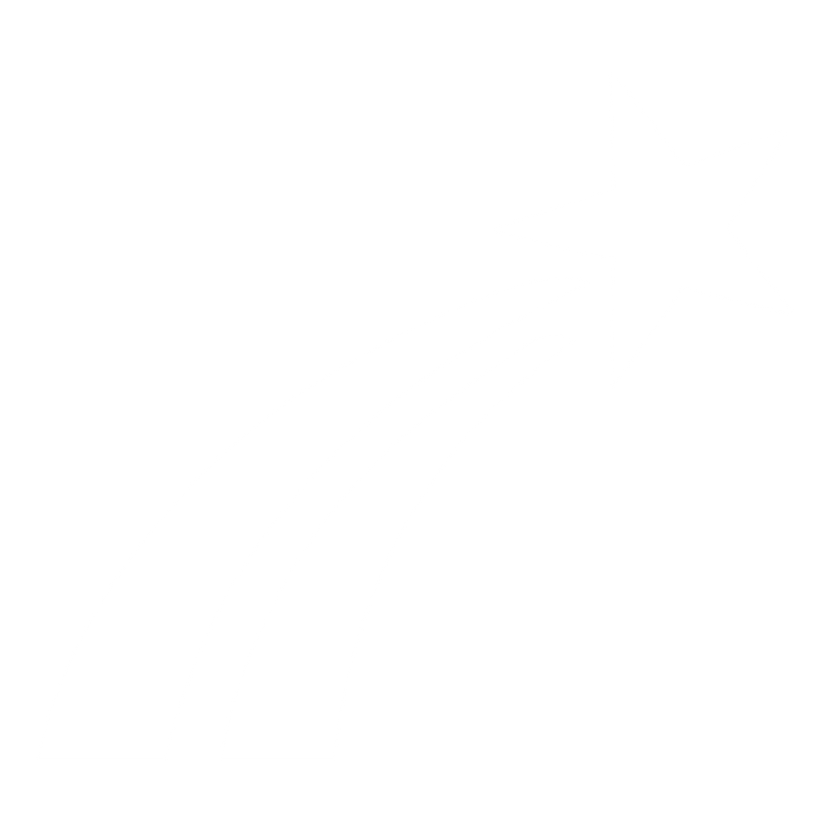 Shooting Star Trail Logo #ffffff