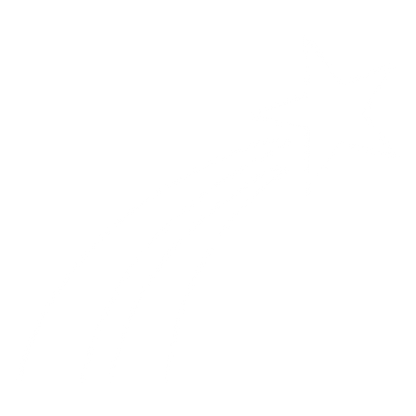 Shooting Star Trail Logo #ffffff