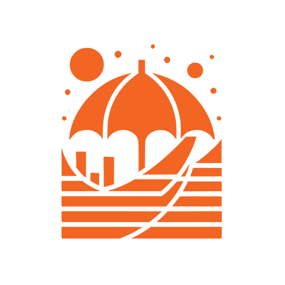 Beach Umbrella Logo #F26522