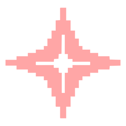 Pixel Star Logo #ffa6a6