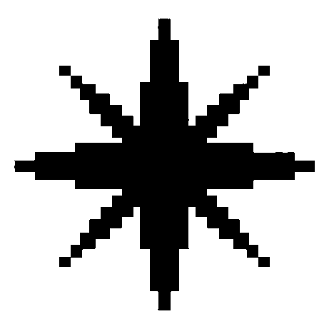 Pixel Star Burst Logo