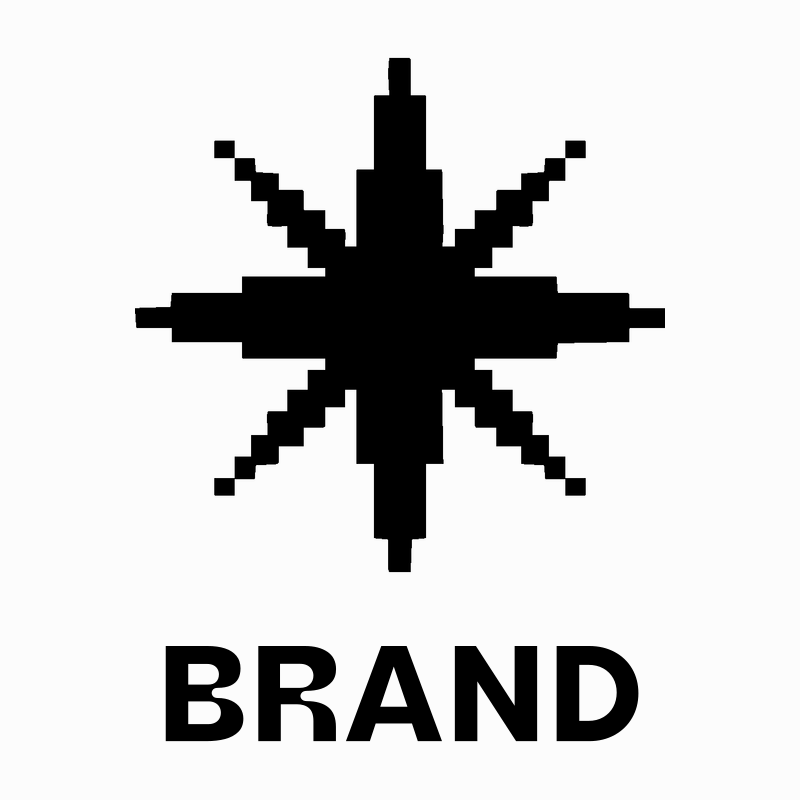 Pixel Star Burst Logo preview